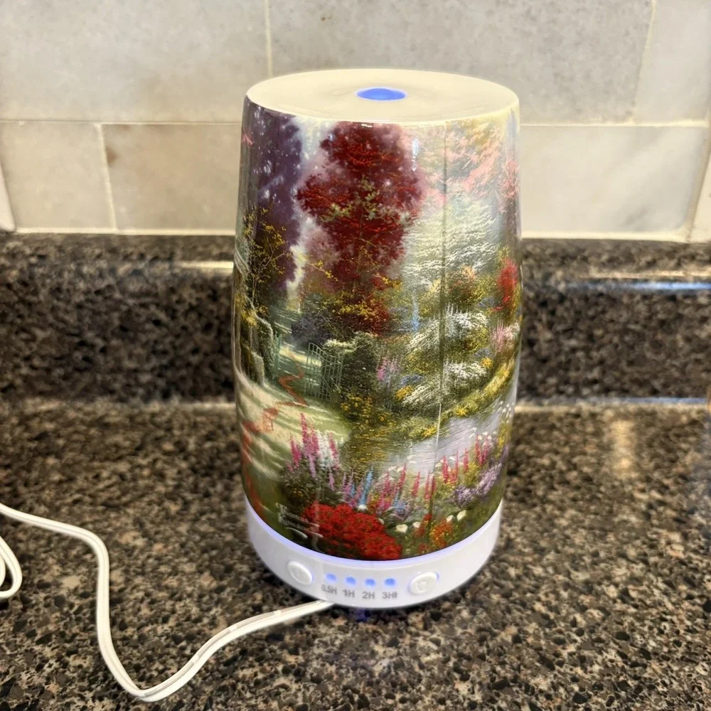 Thomas Kinkade Harmony of Life Essential Oil Diffuser Bradford Exchange Garden